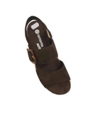 Remonte Dark Brown Suede Sandal