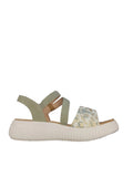 Remonte Khaki/Combination Leather Sandal