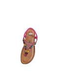 Heavenly Feet Radiance Fuchsia Beaded Sandal