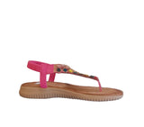 Heavenly Feet Radiance Fuchsia Beaded Sandal
