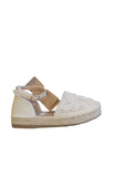 Dunlop Roisin Cream Woven Platform Espadrille