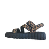 Tamaris Platform Sole Animal Print Sandal