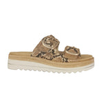 Remonte Animal Print Slider Sandal
