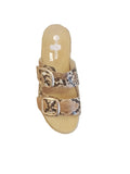 Remonte Animal Print Slider Sandal