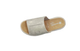 Remonte Champagne Wedge Mule Sandal