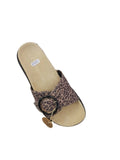 Marco Tozzi Animal Print Mule/Slider Sandal