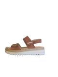 Remonte Mid Brown Leather Sandal