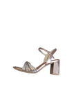 Tamaris Bronze Strappy Block Heel Sandal