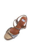 Tamaris Bronze Strappy Block Heel Sandal
