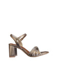 Tamaris Bronze Strappy Block Heel Sandal
