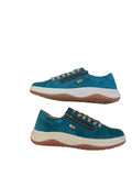 Remonte Teal Blue Suede Trainer