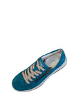 Remonte Teal Blue Suede Trainer