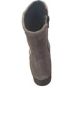 Remonte Grey Suede Ankle Boot