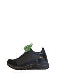 Remonte Black Wedge Trainer Shoe