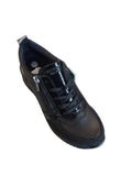 Remonte Black Wedge Trainer Shoe