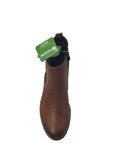 Remonte Mid Brown Leather Flat Ankle Boot 