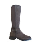 Tamaris Cigar Nubuck Leather Stretch Leg Long Boots