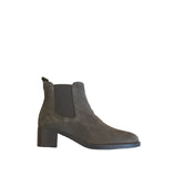 Tamaris Olive Suede Leather Ankle Boot