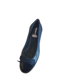 Tamaris Navy Leather Ballerina Pump