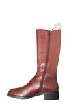 Tamaris Tan Leather Stretch Leg Long Boots