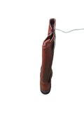 Tamaris Tan Leather Stretch Leg Long Boots