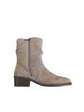 Lotus Dolly Beige Suede Cowboy Style Boots