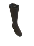 Tamaris Dark Brown Suede Below Knee Boot