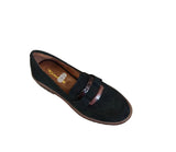 Tamaris Navy Leather Loafers