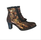 Laura Vita Elcodieo Ankle Boot in Bronze
