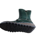 Fly London Mes  /Rug Calf Length Boot in Petrol Green