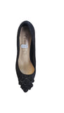 Misstyl at Laura Vita Black Beaded Court Shoe