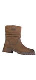 Tamaris Light Brown(Camel) Suede Leather Ankle Boot