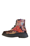 Heavenly Feet Lotte Ankle Boot in Black Velour