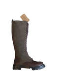 Heavenly Feet Avalon Long Brown/Green Lace Up Boot