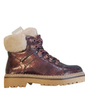 Tamaris Merlot Patent Ankle Boots 