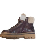 Tamaris Merlot Patent Ankle Boots 