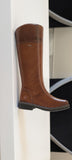 Remonte Two-Tone Brown Leather Knee Length Boot