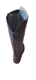 Remonte Two-Tone Brown Leather Knee Length Boot