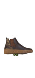 Remonte Chocolate Brown Leather Platform Ankle Boot