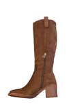 Marco Tozzi Brown Suede Knee Length Boots