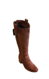 Marco Tozzi Brown Suede Knee Length Boots