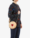 Yoshi Jammie Dodger Leather Cross Body Bag
