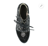 Laura Vita Alcbaneo Heeled Ankle Boot in Or 
