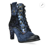 Laura Vita Alcbaneo Ankle Boot in Marine