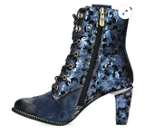 Laura Vita Alcbaneo Ankle Boot in Marine