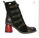 Laura Vita Evcao Ankle Boot in Black