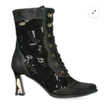 Laura Vita Onaelo Ankle Boot in Charbon