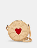 Yoshi Jammie Dodger Leather Cross Body Bag
