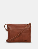 Yoshi Shakespeare Bookworm Brown Leather Crossbody Bag