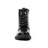 Lunar Alexis Black Patent Ankle Boot